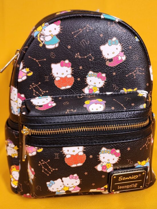 hello kitty character backpack Tan Western All-over Print Cheetah Nike Backpack - Measures about 8.25“ wide travel laptop backpack Color:Brandy